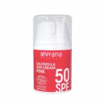 Солнцезащитный крем для лица и тела Календула, SPF50 PINK, 50 мл. Levrana