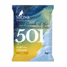 Пена для ванны №501 Дикий пляж Средиземного моря 15г, Sativa 